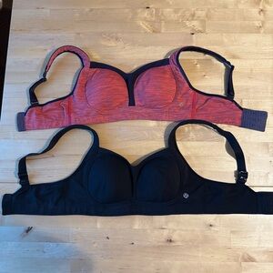 2 Lululemon Ta-Ta Tamer Sports Bras.